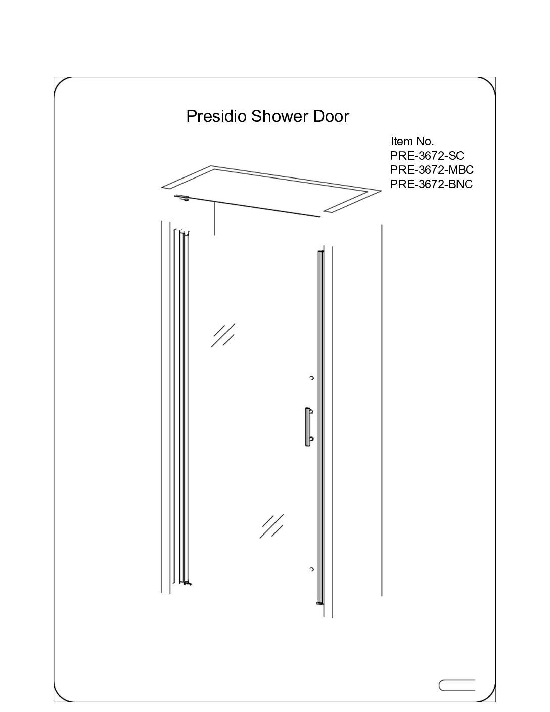 Rainier Deluxe Tub Shower Door Installation